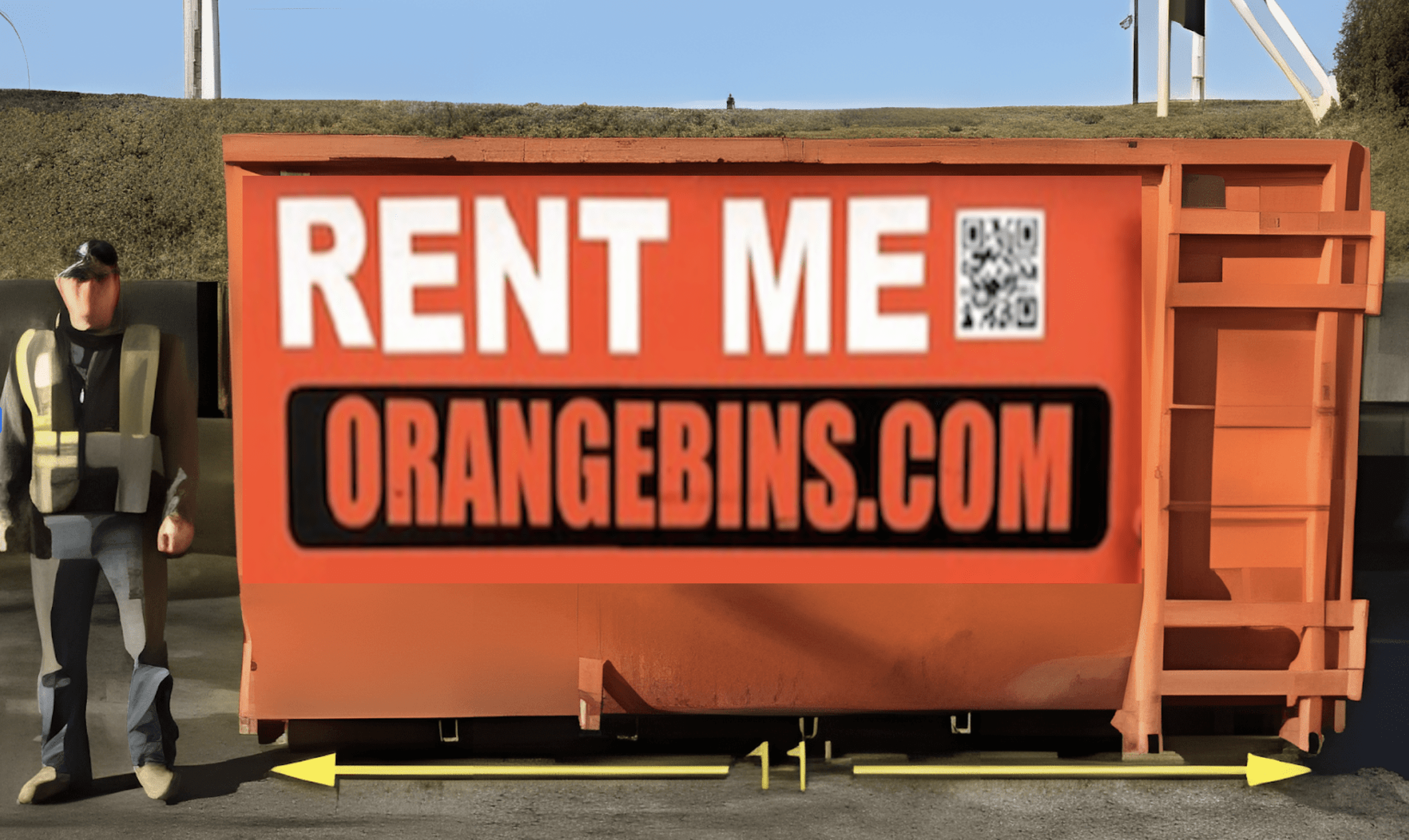 18 yard dumpster disposal bin rental Vancouver from www.orangebins.ca
