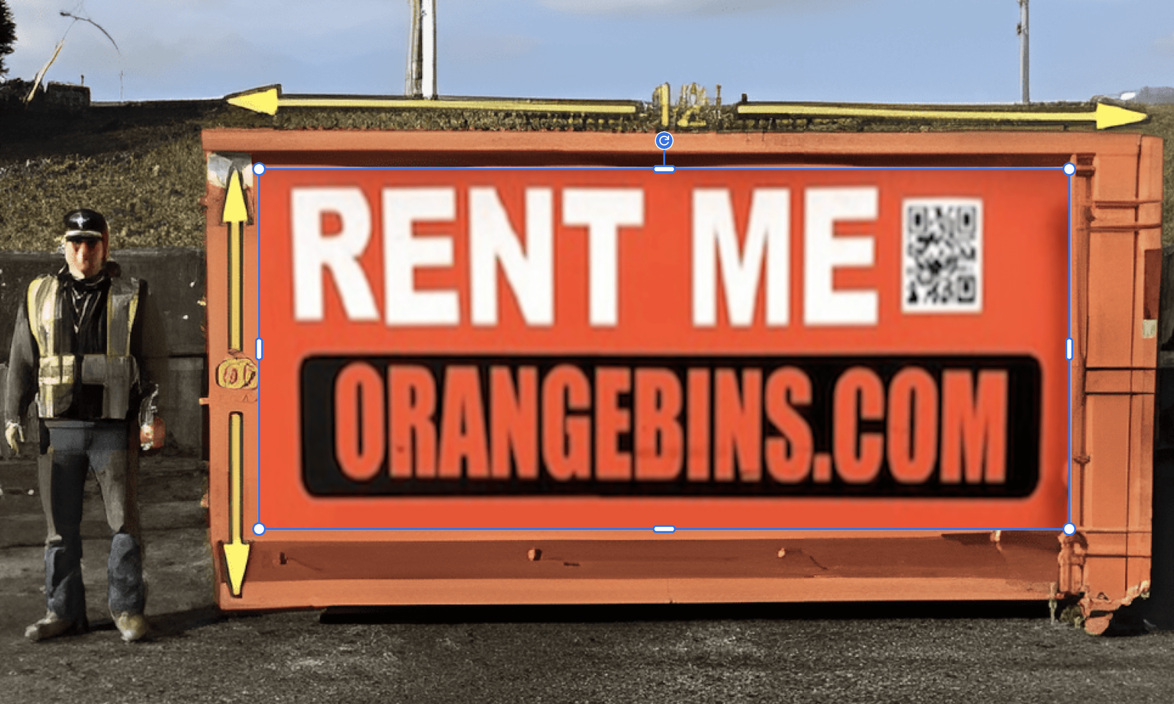 20 yard dumpster disposal bin rental Vancouver from www.orangebins.ca