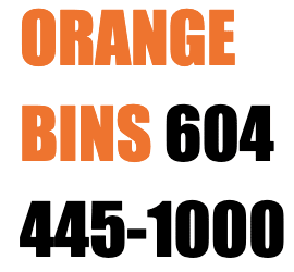 bin rental North Vancouver from Orange Bins