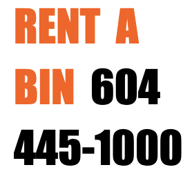 rent a bin in Burnaby from Orange Bins